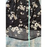 Gap Maternity Black White Floral Faux Wrap Belted Dress XS Photo 8