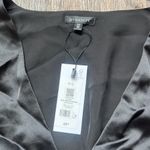 Dynamite  V Neck Satin Blouse Photo 1