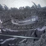 ZARA Black Textured Jacket Photo 2