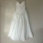 House Of CB  COCO Vintage Ivory Satin Midi Dress NWOT size S A-C Photo 10