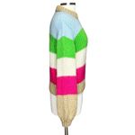 Ganni The Julliard Mohair Wool Knit Jumper, Color Block, Medium Photo 9