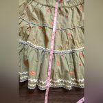 Roller Rabbit Rollert Rabbit 100% Cotton Summer Apperol Embroidered Noemie Skirt Size Small Photo 7