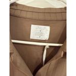 Stylus x‎ Ladarius Campbell Brown Striped Short Sleeve Collared Shirt Photo 2