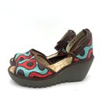 Fly London  Yeji Open Toe Retro Style Wedge Sandals Size 36 / 5.5-6 Photo 3