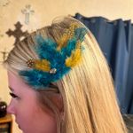 Feather black & red Hair Photo 5