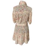 Free People  Bonnie Mini Dress Women XS See Through Floral BOHO Feminine‎ Sheer Photo 1