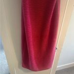 Mango Hot Pink Spaghetti Strap Knit Maxi Dress Photo 2