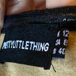 Pretty Little Thing  Faux Leather Tub Top Women Size 8 Photo 2