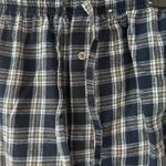 Stafford Plaid Pajama Pants Blue Size L Photo 1