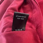 Lulus Lulu’s Endlessly Endearing Wine Red mini Dress size small Photo 10