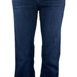 DL1961  Dark Blue Frayed Raw Hem Bootcut Denim High Rise Flare Jeans Pants Sz 27 Photo 0