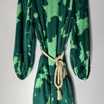 Alexis  for target dress‎ Green Belted Satin S Photo 0