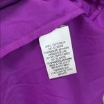 Milly  Vibrant Purple Silk Blend Double V Neck Sleeveless Tank Top Blouse - Sz 6 Photo 14