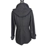 Kenneth Cole Wool Blend Overcoat Black Size 10 Photo 1