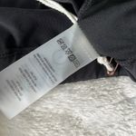 Good American New Women's Sexy Boost 3/4 Sleeve Tie Front Bikini Top black small Photo 6