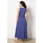 Evereve  Sleeveless Maxi Dress Blue Small Casual Modest Vacation Comfort Everyday Photo 1