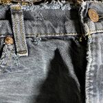Levi's Vintage Orange Tab Denim Shorts Cut Off Distressed High Rise Black 30" Photo 3