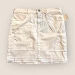 J Brand  | Leila Mid Rise White Denim Pencil Skirt | Size 26 Photo 1