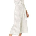 NWT Tribal Femme Petite Small Cream Striped Jumpsuit Tan Size undefined Photo 0