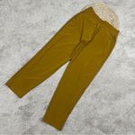 Athleta  Brooklyn Mid Rise Ankle Pants Pull On Outdoor Travel in Brass Yellow 6 Photo 5