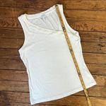 Reiss Women’s  white ribbed sleeveless tank top size large Photo 1