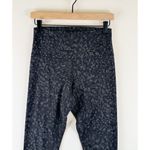 Lululemon Womens Leggings Black Align High Rise Crop Camo Stretch Size 8 Photo 5