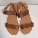 Ancient Greek Sandals Clio Brown Leather Sandals, Size 36 (US 6) Photo 3