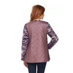 LOGO By Lori Goldstein Logo Lori Goldstein Jacket Womens 16 Brushed Camo Zip Front Long Sleeve Pockets Photo 7