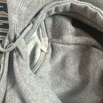Brandy Melville Gray Hoodie with Blue Georgetown Print Photo 2
