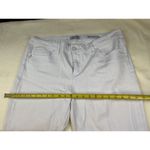 Seven7  Women's White Cropped Jeans Easy Fit Size 16 SKU 5175 Photo 3