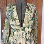 ASOS NWT DESIGN Tiered Ruffle Floral Strappy Lace Up Back Midi Dress ~ 6 Photo 4