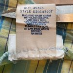 Blue Yellow Plaid Skirt Overall Jumper 80s Vintage Size Medium Photo 11