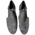 Eileen Fisher Black Leather Cutout Open Toe Block Heel Booties Ankle Sandal Sz 9 Photo 2