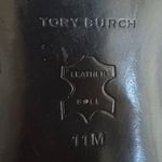 Tory Burch Black Velvet Eleanor 65 MM Heels Size 11 Flaw: Wear Photo 9