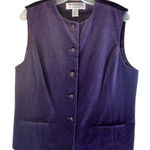 Rena Rowan Rena‎ Rowan for Saville Purple Velvet Vest Photo 0