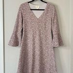 Anthropologie  Maeve Susie Tweed Bell Sleeve Swing Mini Dress Size Small Photo 9