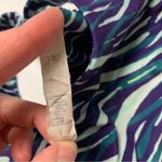 Sage  Multicolor Animal Print Racerback Sports Bra Stretchy Supportive Large Photo 1