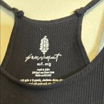 Free People black ribbed tank top Photo 6