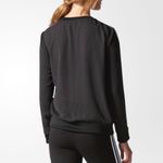 Adidas Originals Three Stripe Chiffon Sweatshirt Size 8 Photo 1