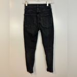 AGOLDE Sophie High Rise Skinny Crop Distressed Temple Black Demin Jeans Size 25 Photo 6