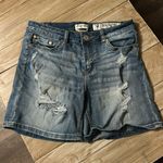 Indigo Rein Indigo Rein Distressed Jean Shorts Boyfriend Women’s Junior’s Size 9 Photo 0