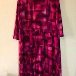 Avenue Pink Tie Dye V Neck Dress 18/20 EUC Size 2X Photo 9