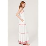 Splendid Riviera White Sleeveless Square Neck Maxi Dress Size Small Photo 1