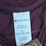 Athleta Plum Cut Out Tank Top S Photo 5