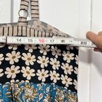 Natural Life patti side slit teal Cream Mixed Floral maxi dress size large Photo 10