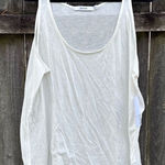 JustFab  white basic tank NWT XXL Photo 0