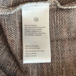 Shelby & Palmer  Size 12 Black White Tweed A-Line Dress Short Sleeve Buttons Zip Photo 9