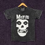 Misfits Big Face Crimson Ghost Horror Punk Band T-Shirt M  Photo 0
