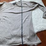 American Eagle AEO Taupe Beige Crewneck Crochet Sweater Small EUC Photo 3