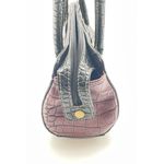 Y2K Vintage Brown Croc Faux leather MINi shoulder bag‎ multi brown Photo 10